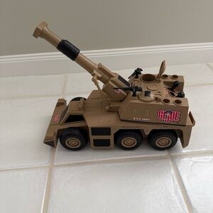 Tan Military Toy Vehicle